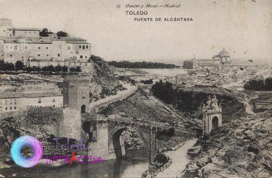 Toledo. Puente de Alcántara. Hauser y Menet.