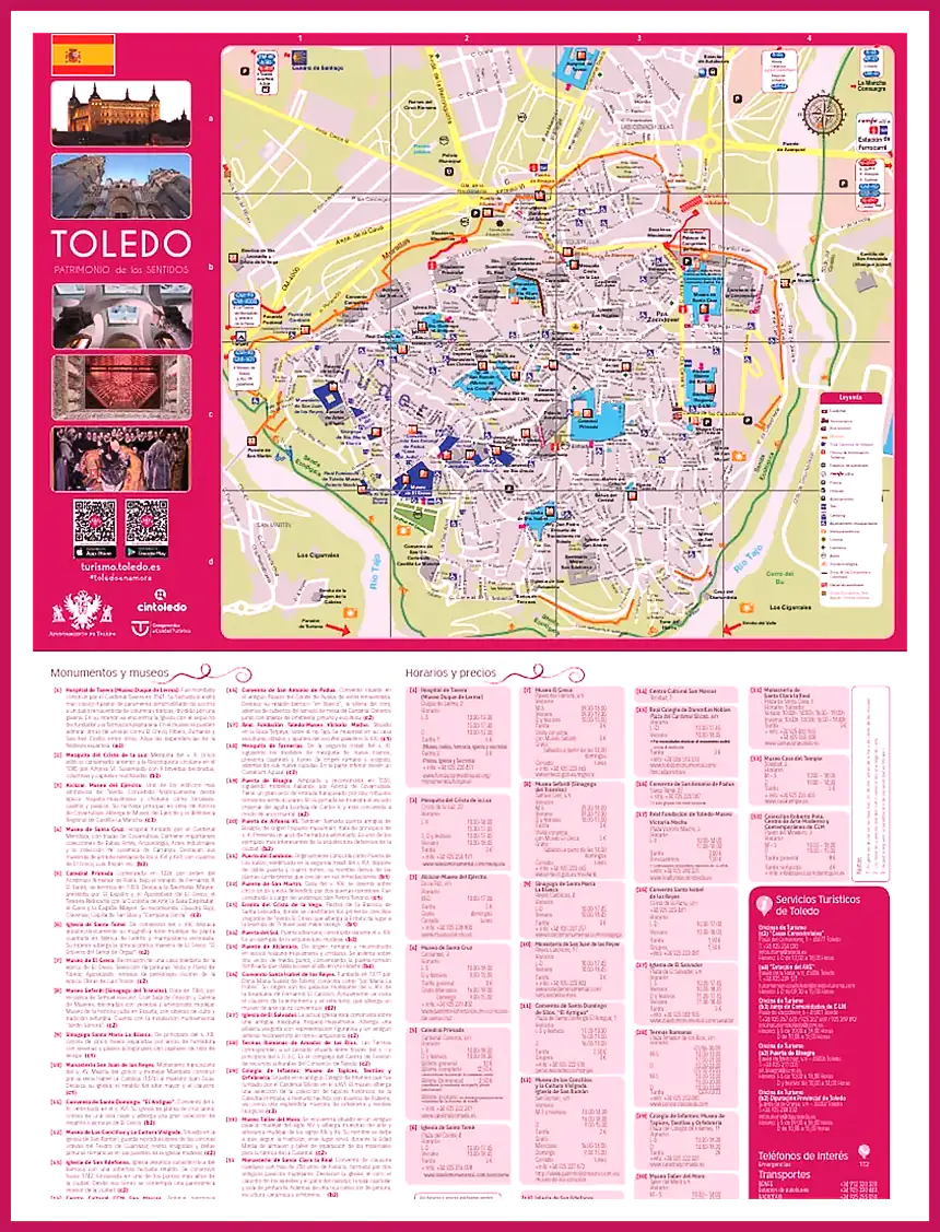 Mapa de Turismo Toledo