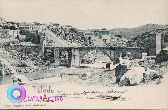 Toledo. Puente de San Martín. Hauser y Menet